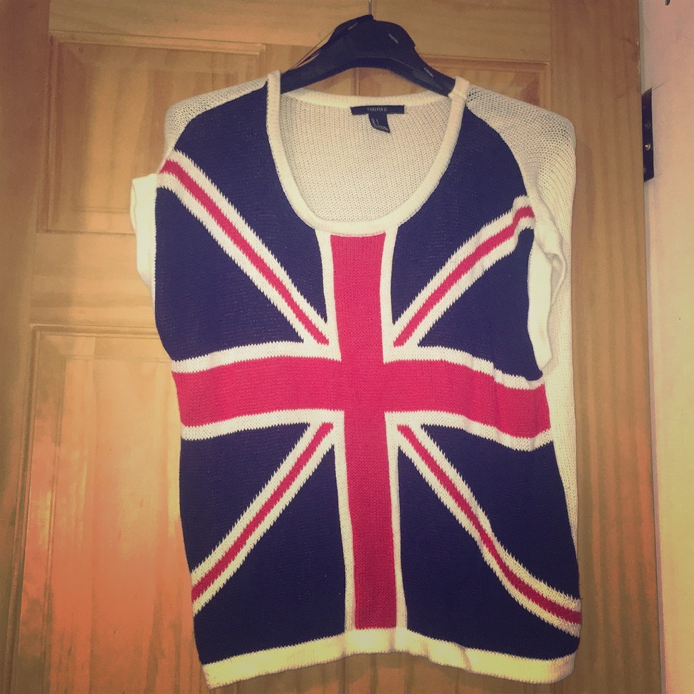 Short sleeve Union Jack sweater